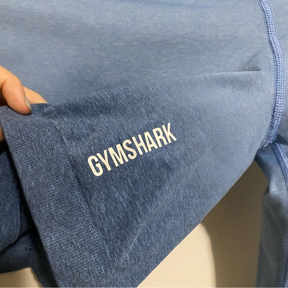Gymshark Blue Ombré Long Sleeve Workout Top - Picture 5 of 7